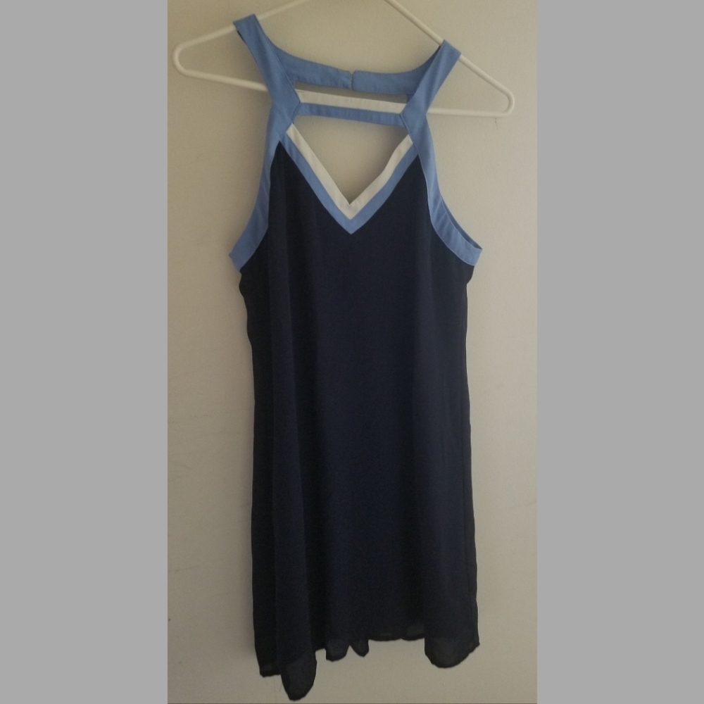 Skies Are Blue Straight-Cut Dress